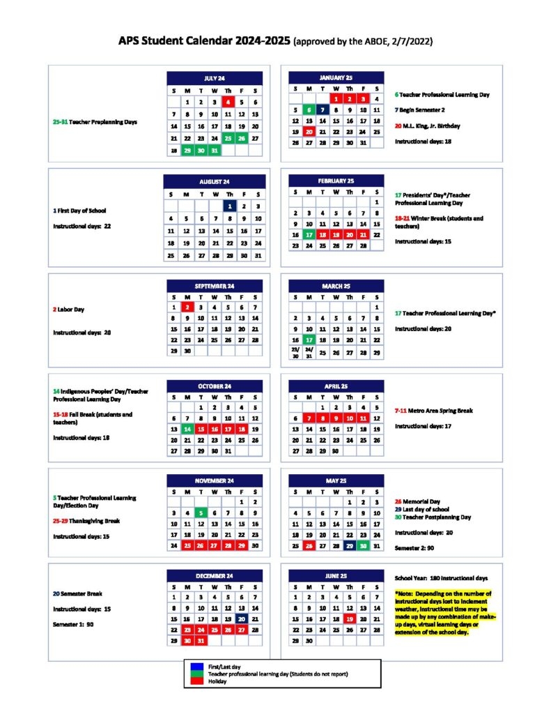 Atlanta Public Schools Calendar 2025 Check Holidays