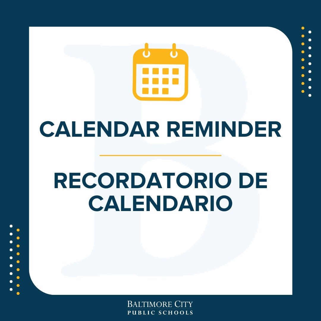baltimore city schools calendar 2025