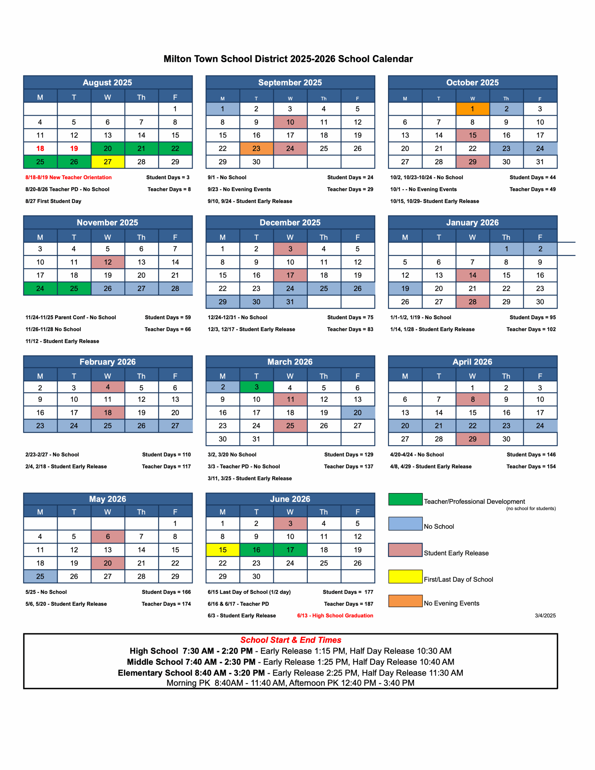 bradley county schools calendar 2025