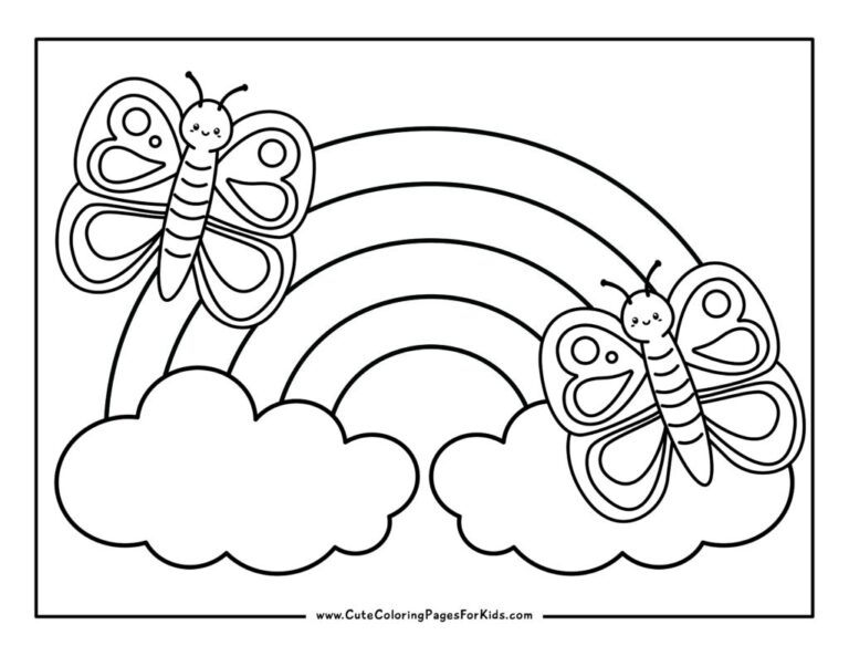 17 Rainbow Coloring Pages Free Printable PDFs Cute Coloring Pages For Kids