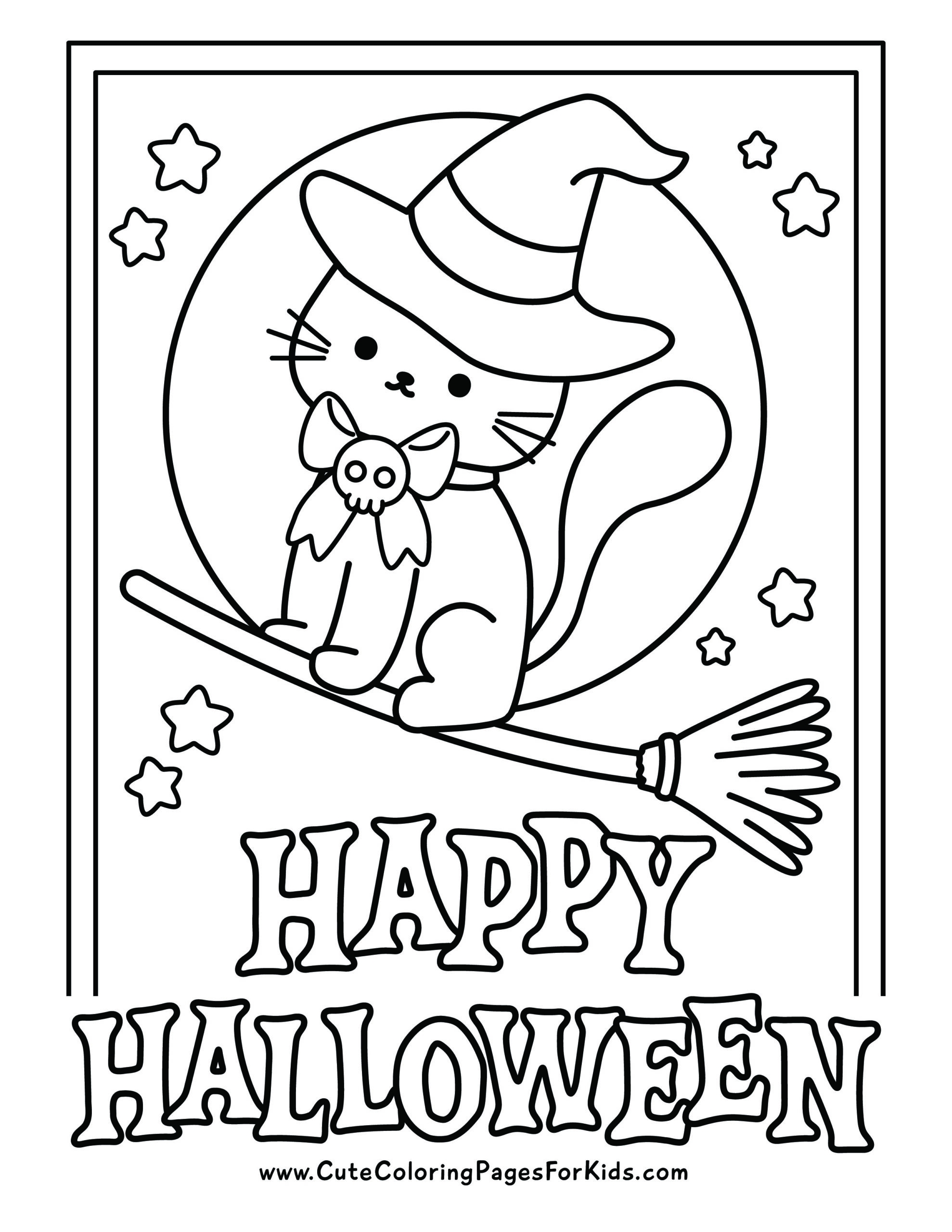 halloween coloring pages pdf
