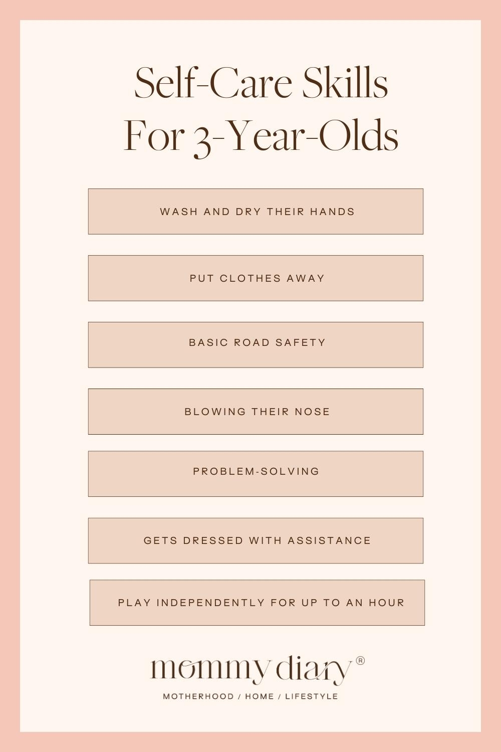 20 Important Self Care Skills For Kids To Know Mommy Diary 