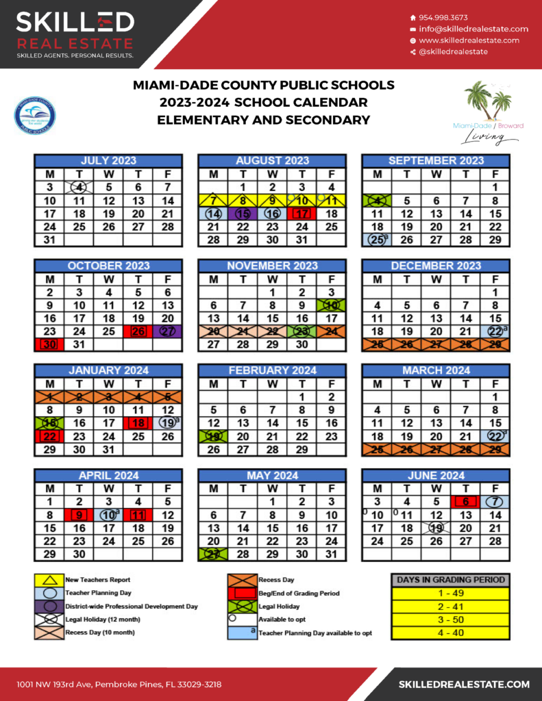 2023 2024 Miami Dade School Calendar Miami Dade Broward Living 2023 2024 Miami Dade School Calendar Miami Dade Broward Living