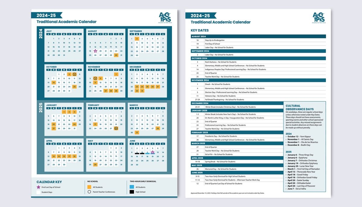 2024 25 School Year Calendars Now Available Stories
