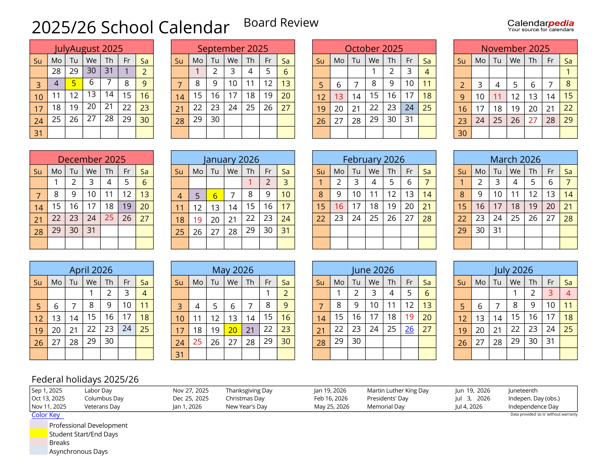 calendar montgomery county public schools