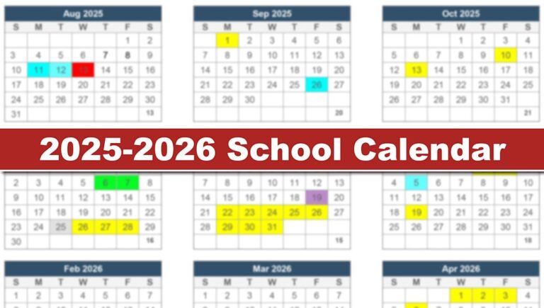 2025 2026 School Calendar Has Been Approved News Details