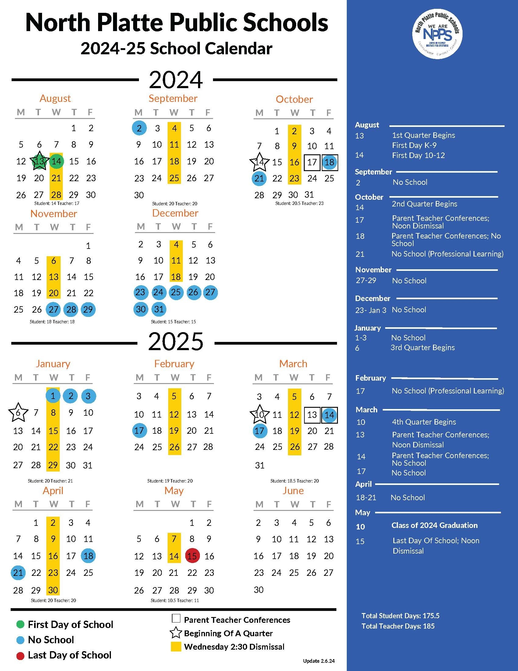 24 25 Elementary Calendar McDonald Elementary
