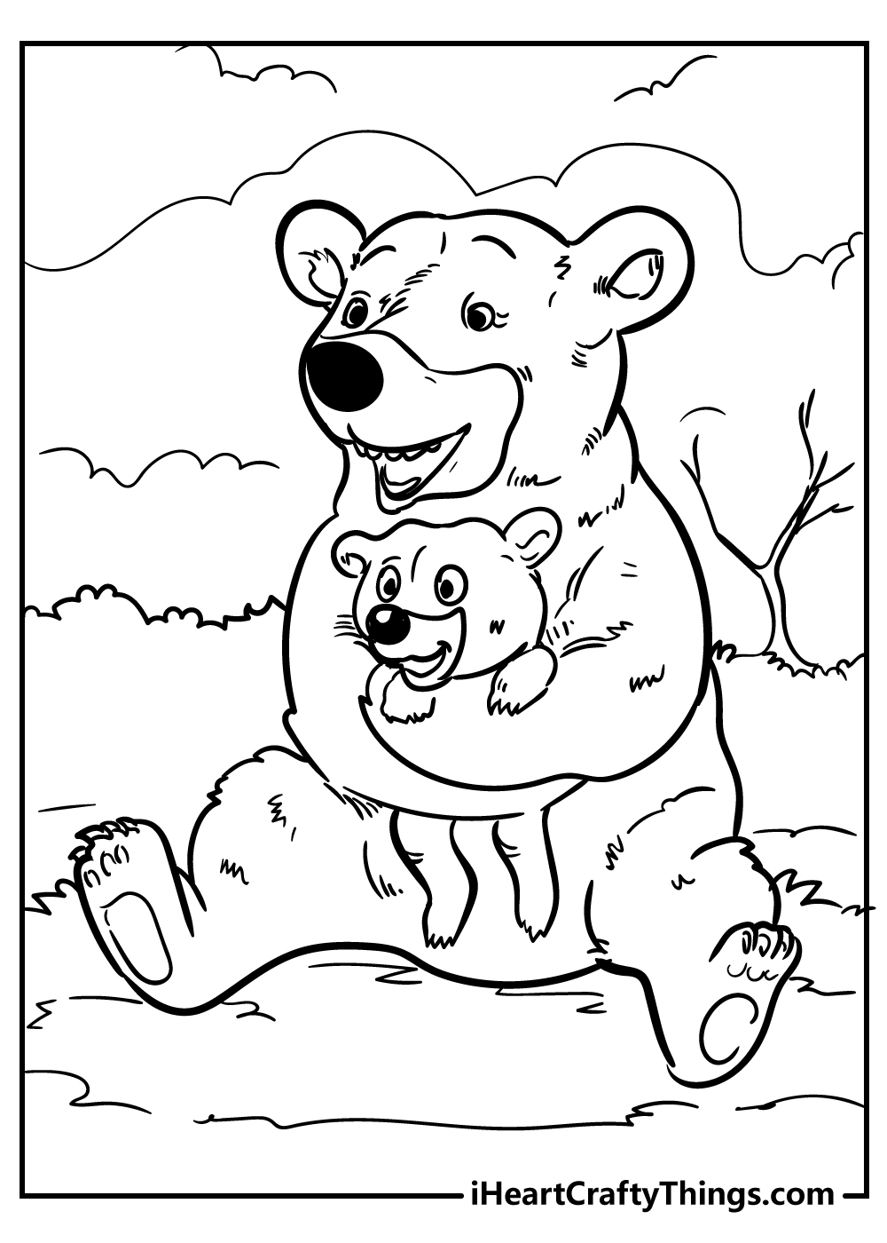 30 Bear Coloring Pages 100 Free Printable 