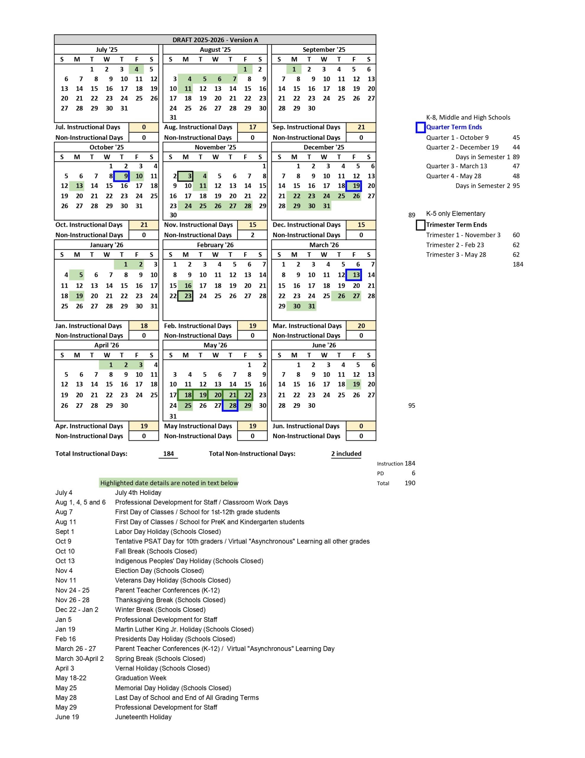 Albuquerque Public Schools Calendar 2025 2026 Spring Break  Albuquerque Public Schools Calendar 2025 2026 Spring Break