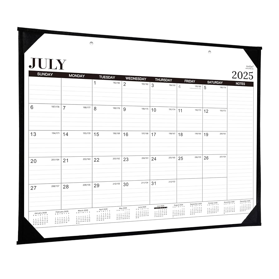 Amazon 2025 2026 Desk Calendar 18 Months Large Monthly Desk Calendar 2025 2026 Jul 2025 Dec 2026 22 X 17 Large Ruled Blocks To do List Notes Office Products