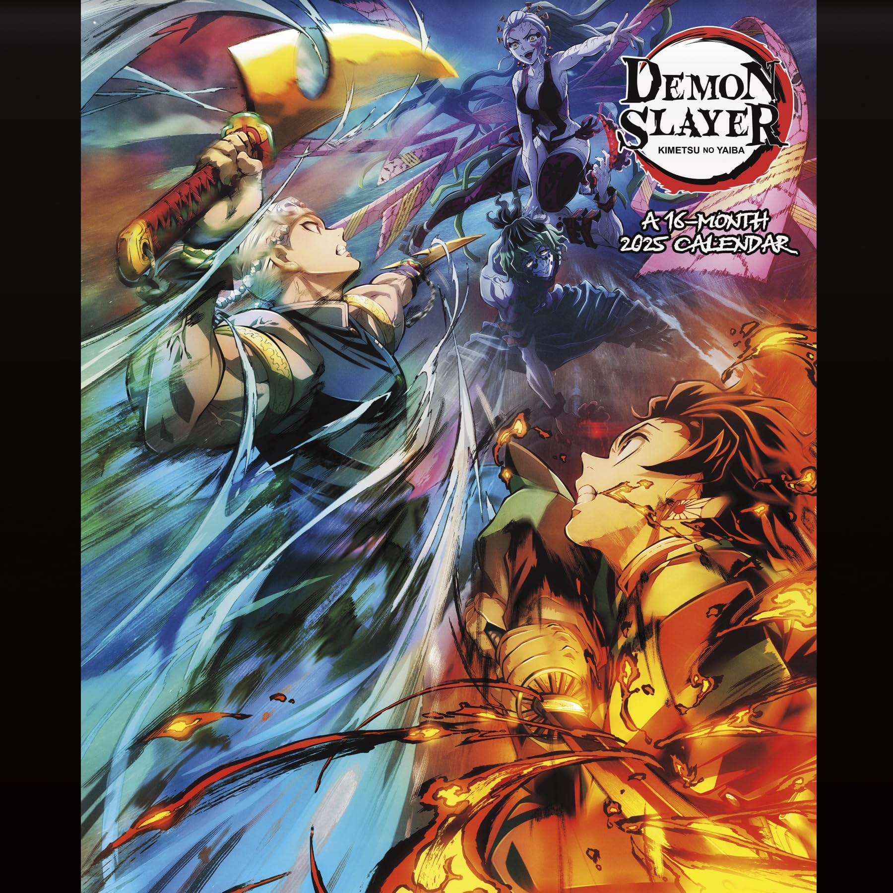 Amazon 2025 Demon Slayer Mini Wall Calendar 9781438899725 Trends International Books