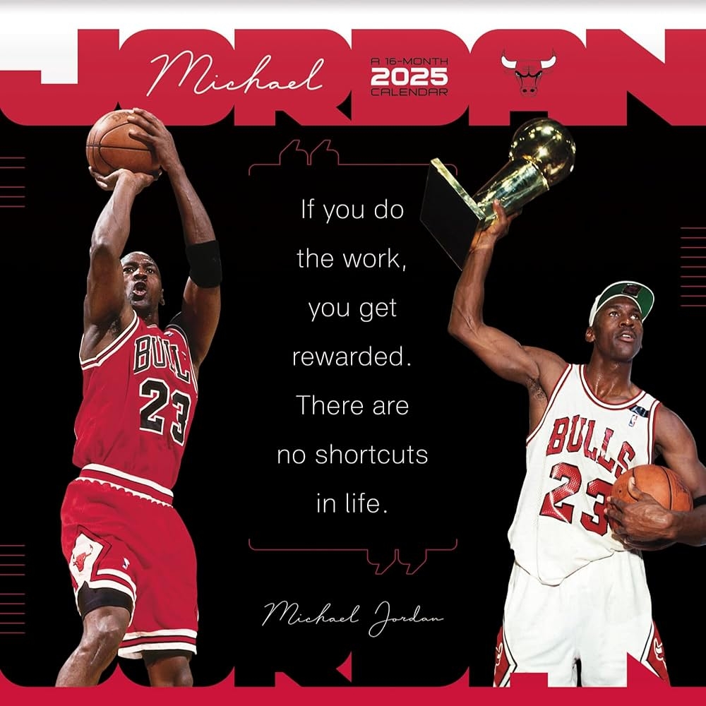 Amazon 2025 Michael Jordan Wall Calendar 9781438899268 Trends International Books