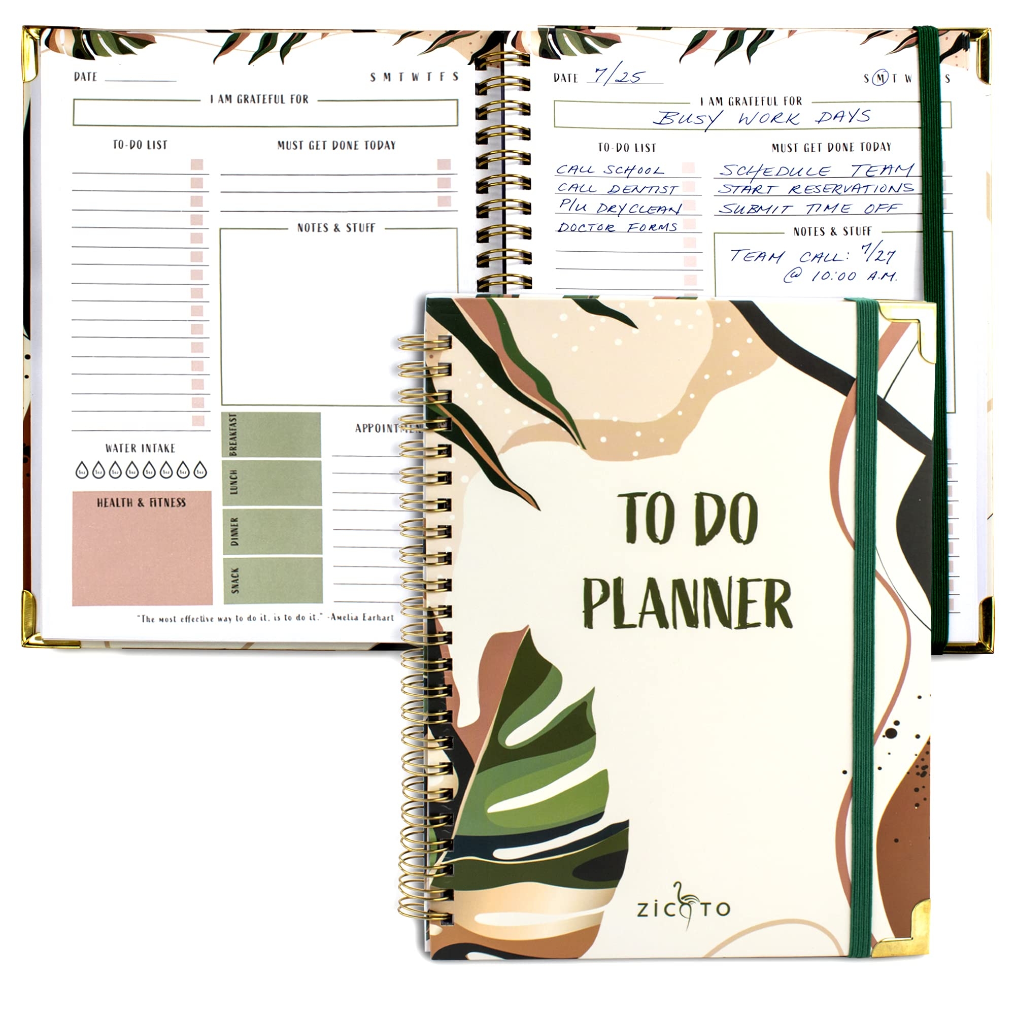 Daily Planner with to do lists