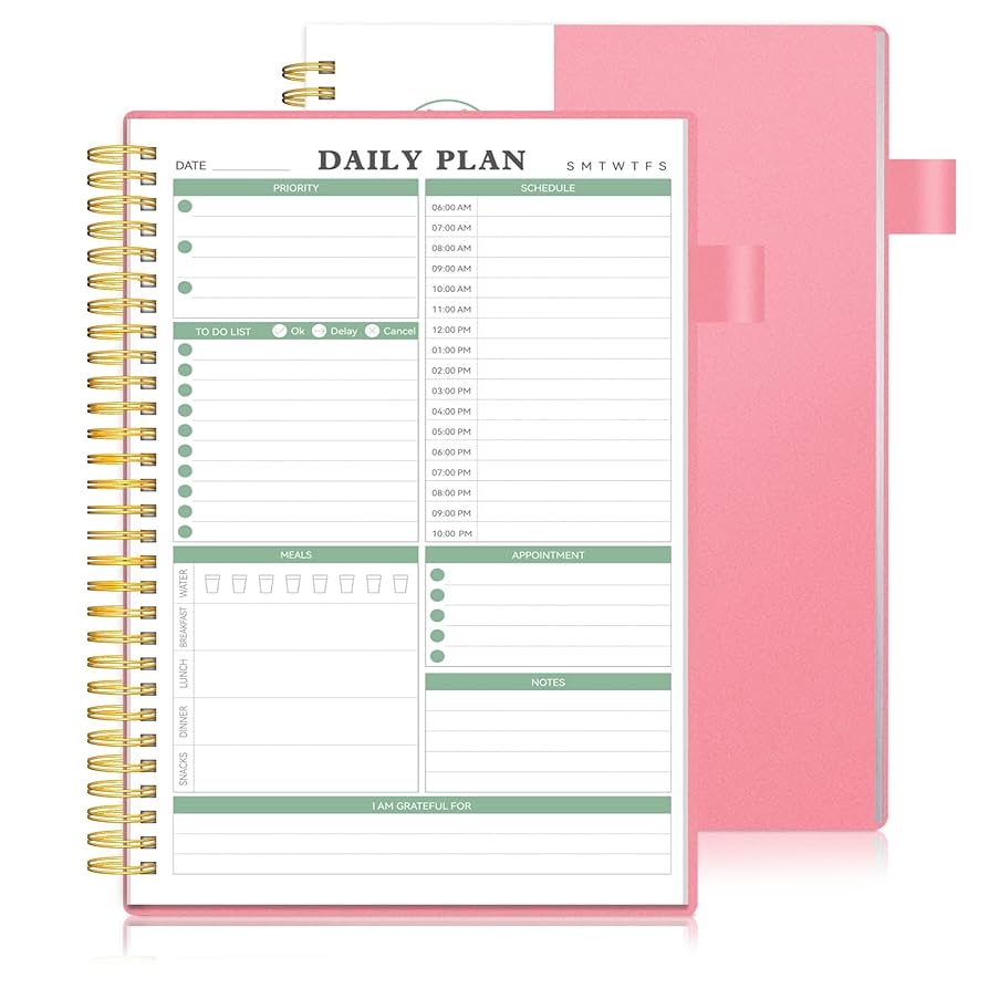 Day Planner with Meal Tracker
