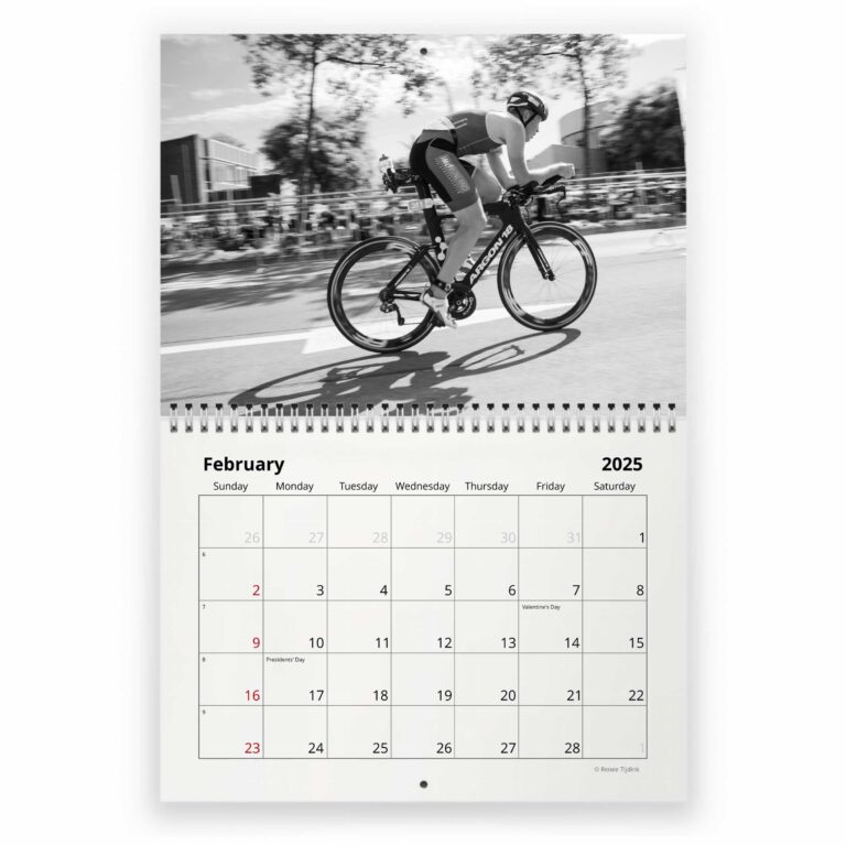 Amazon Triathlon 2025 Wall Calendar Office Products
