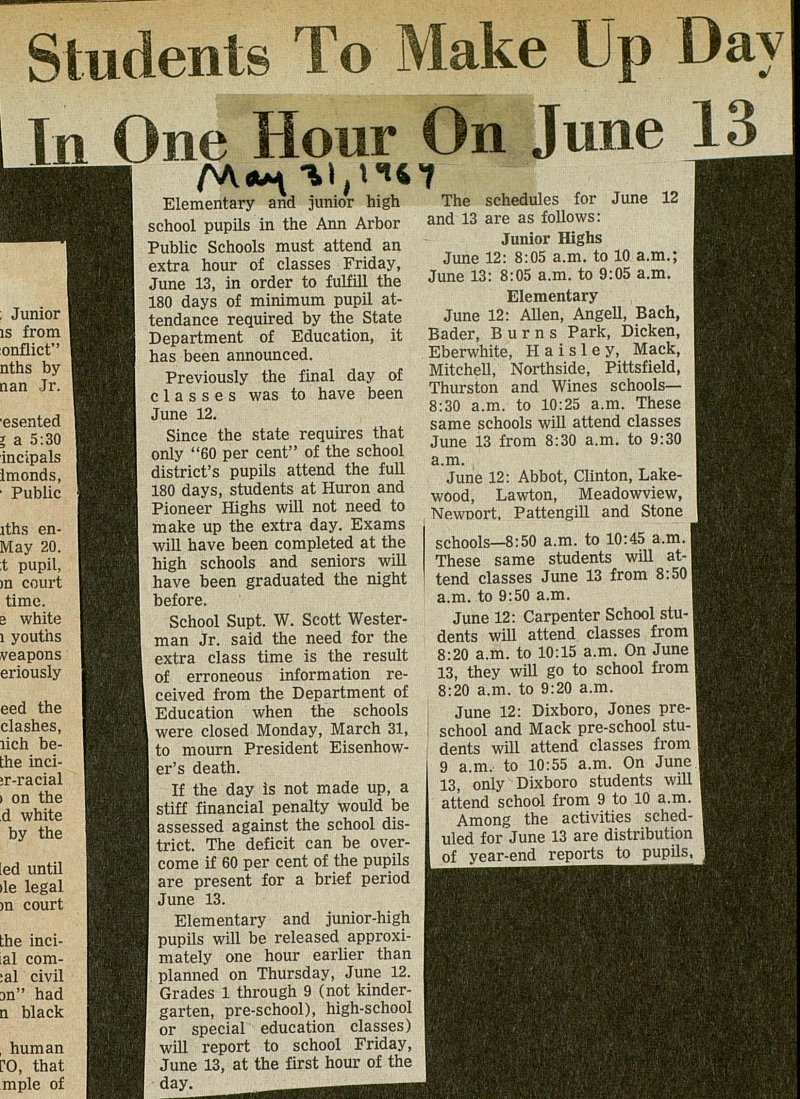 Ann Arbor Public Schools Calendar Ann Arbor District Library