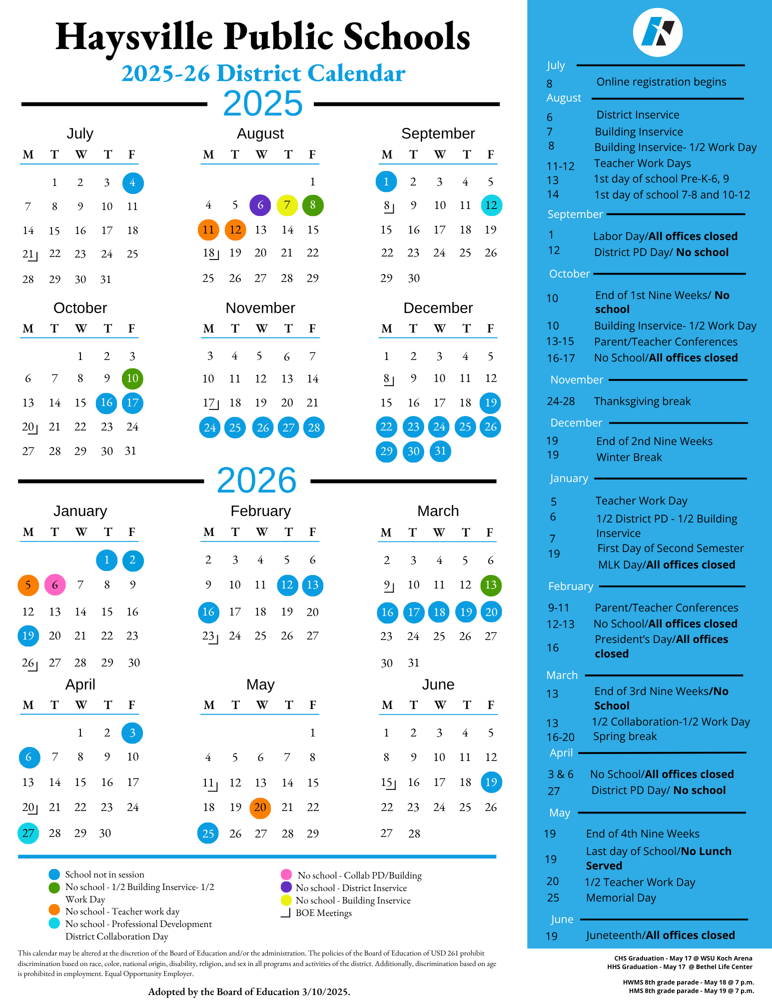 Back To School 2025 26 School Year Haysville High School