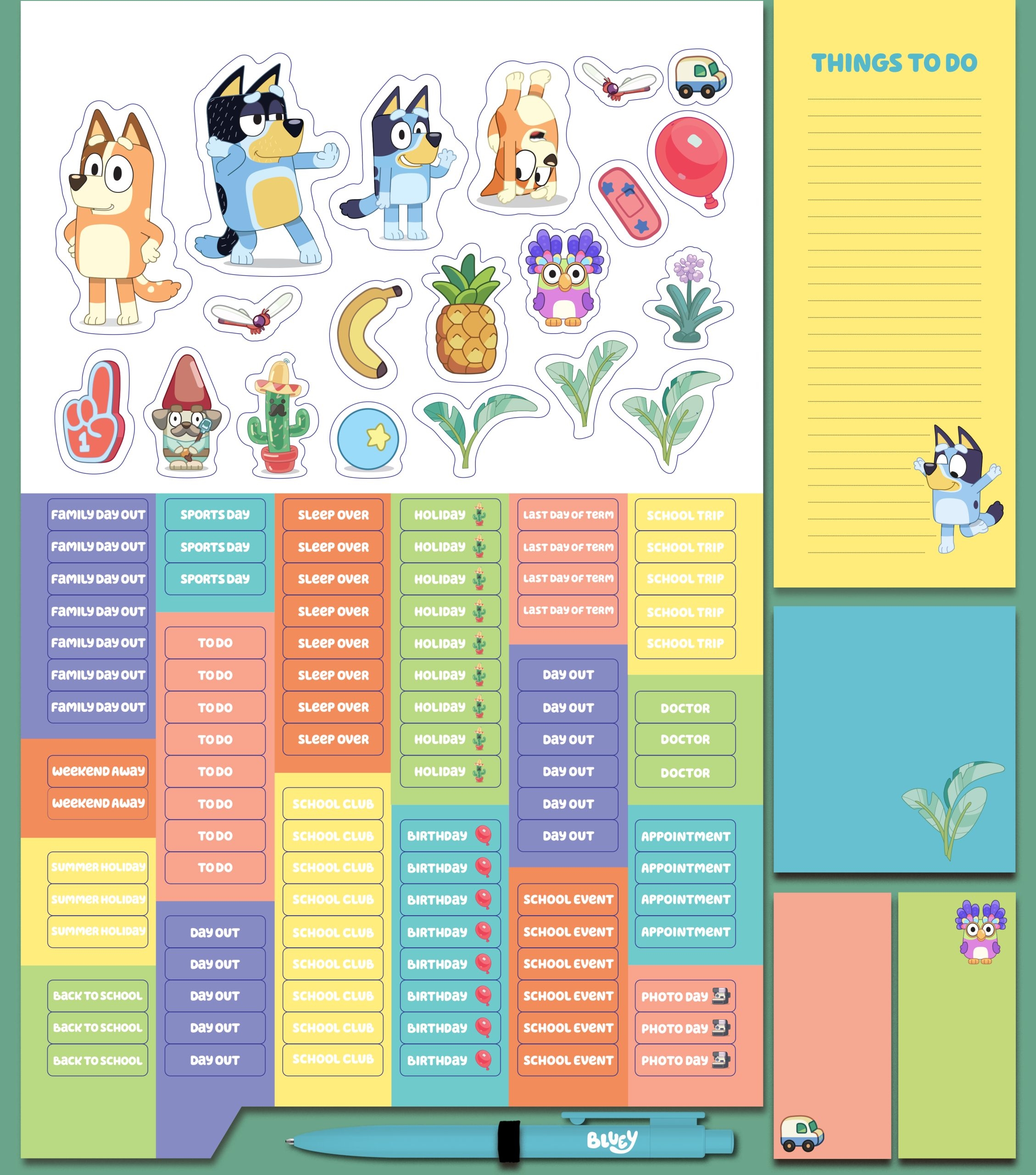 Bluey 2025 Deluxe Planner Bluey Official Website