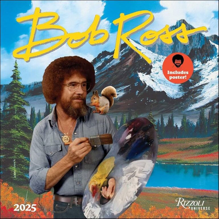 Bob Ross 2025 Wall Calendar Ross Bob 9780789344717 Amazon Books
