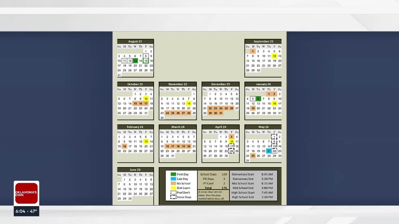 Broken Arrow School Board To Vote On New Hybrid Calendar