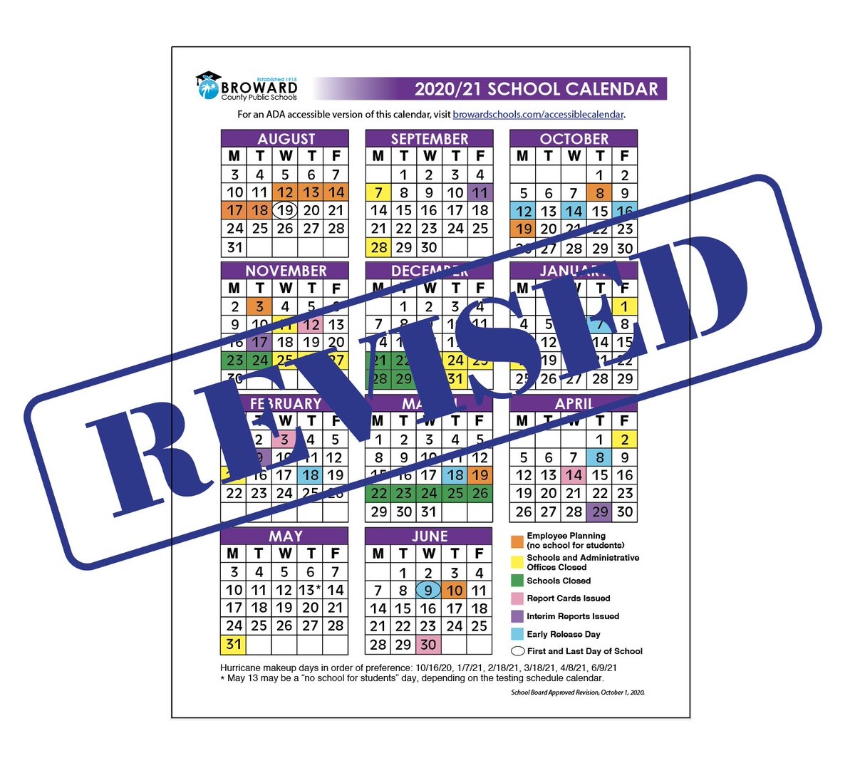 Broward Schools On X On Tuesday December 15 2020 The Broward County School Board Approved Minor Revisions To The Current 2020 21 School Calendar For Pre K Through 12 Schools Revisions Include Changing The