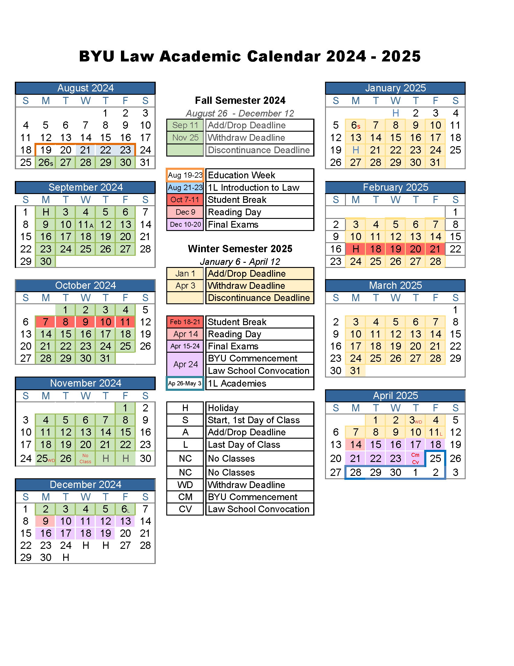 Byu 2022 Academic Calendar Calendar