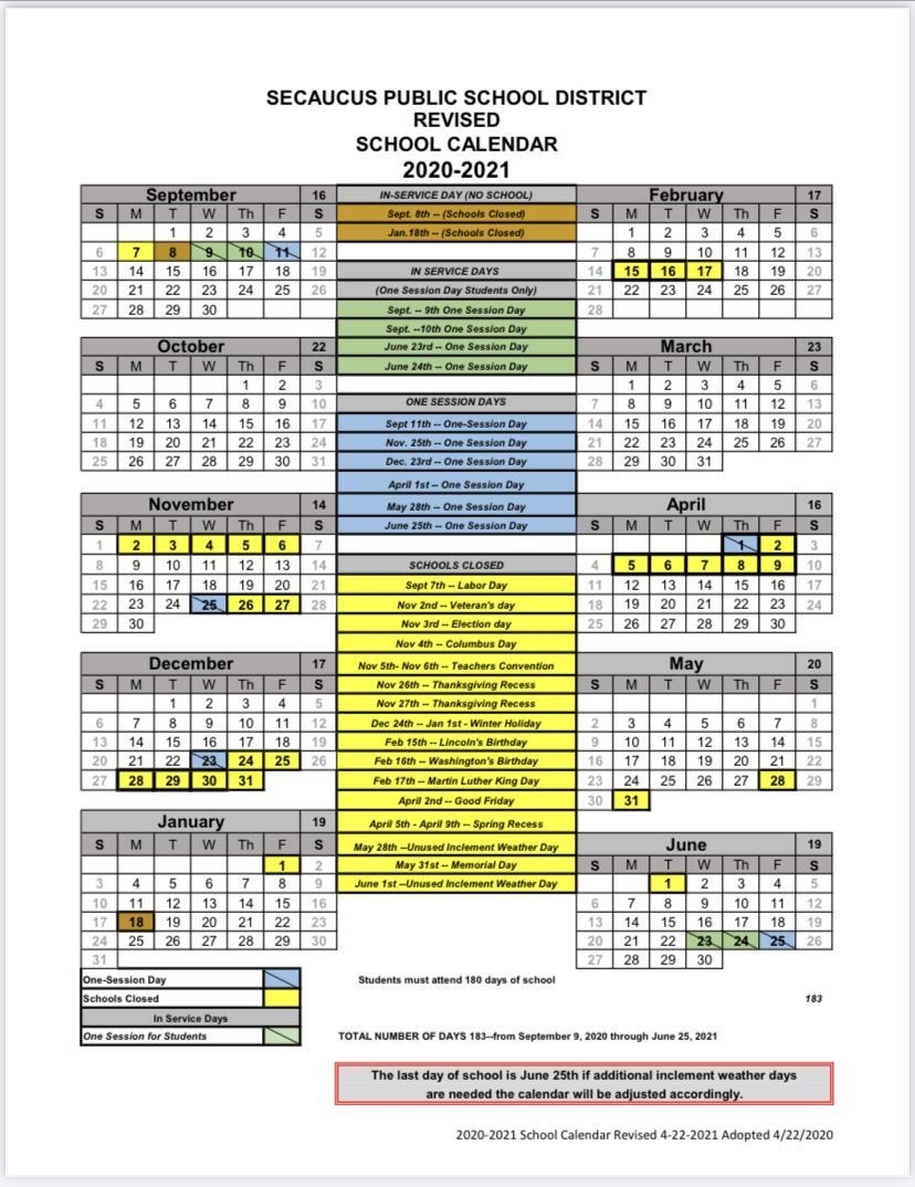 Calendar Change Huber Street Elementary School