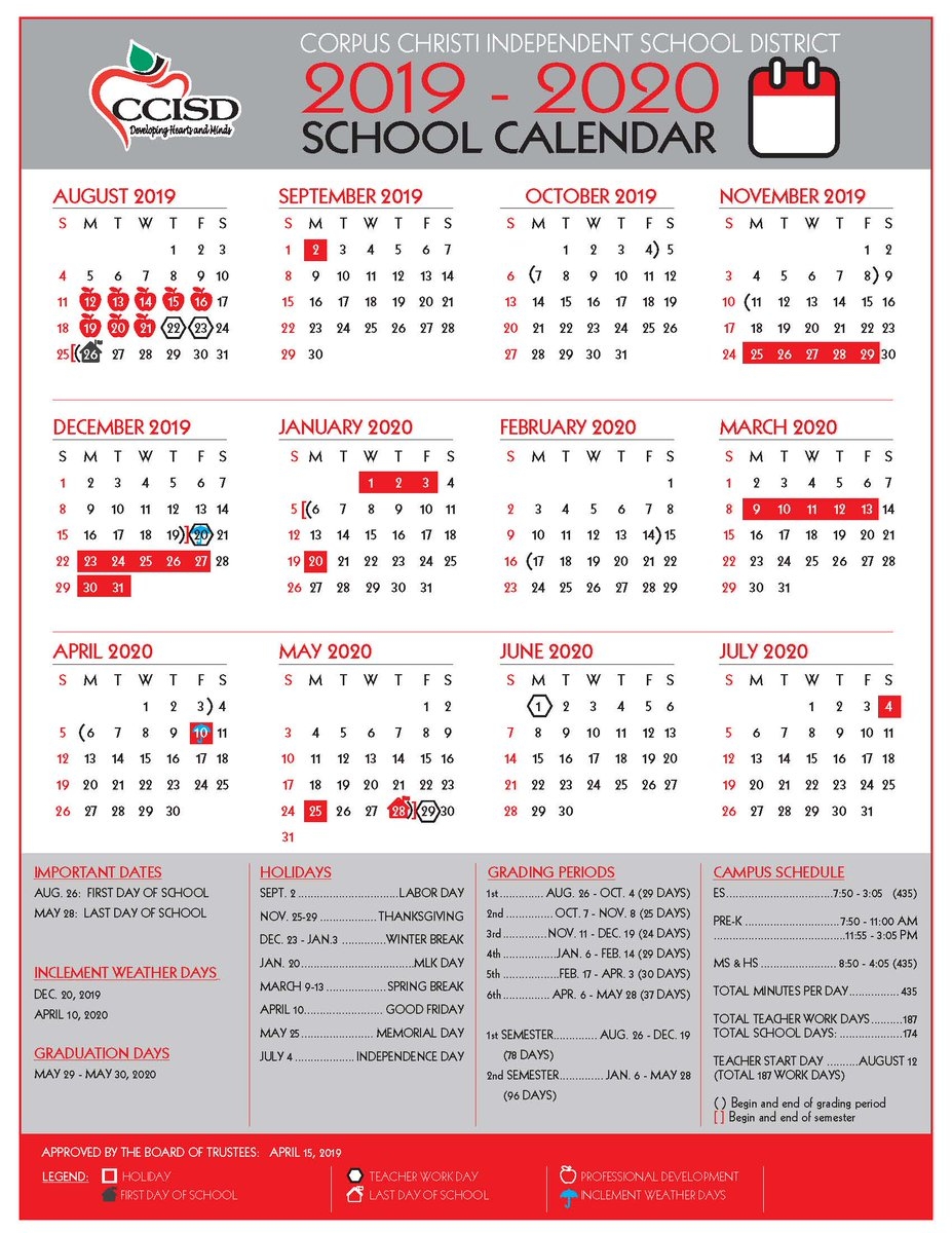 clear creek isd calendar