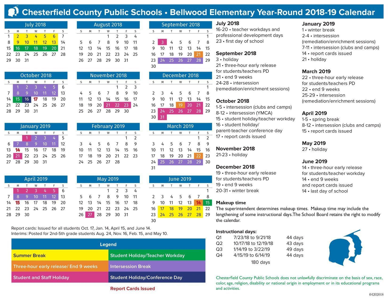 Chesterfield s Bellwood Begins Year round School July 23
