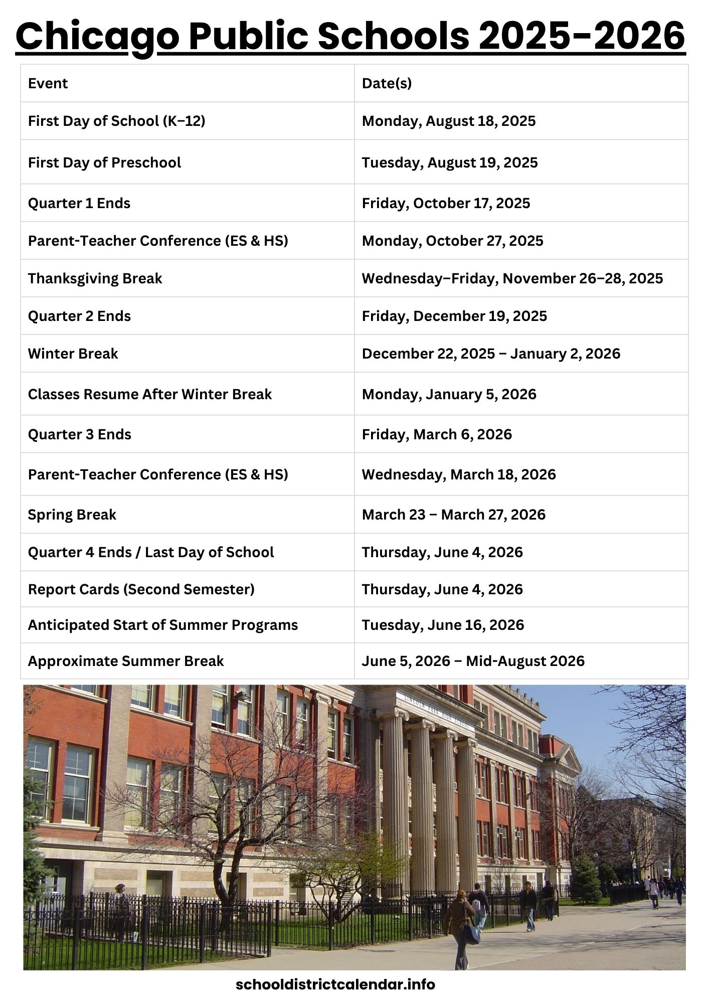 atlanta public schools 2025-2026 calendar