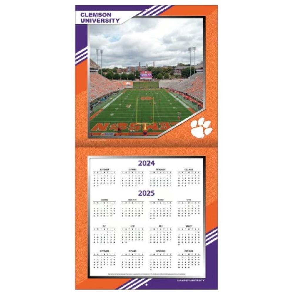 Clemson Clemson 2025 12 X 12 Team Wall Calendar Alumni Hall