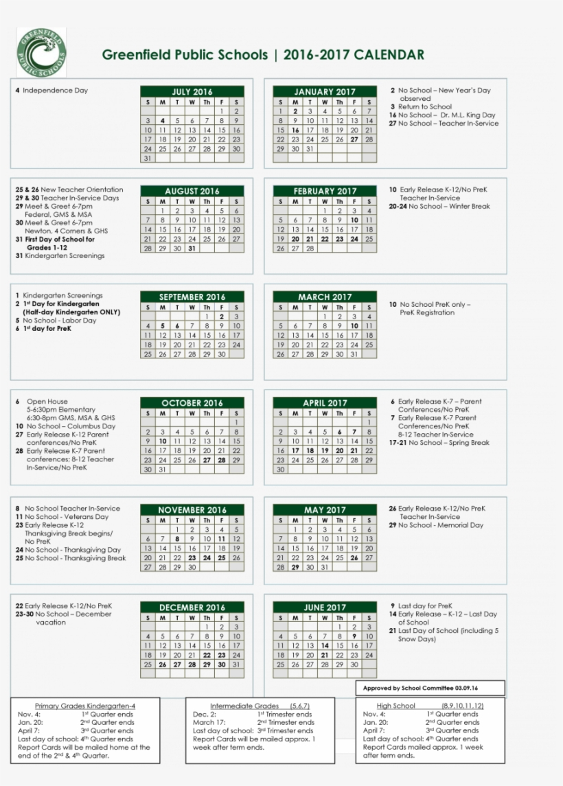 Colorful Elementary School Calendar Template Inspiration Dublin City Schools Calendar 2017 18 Transparent PNG 890x1200 Free Download On NicePNG