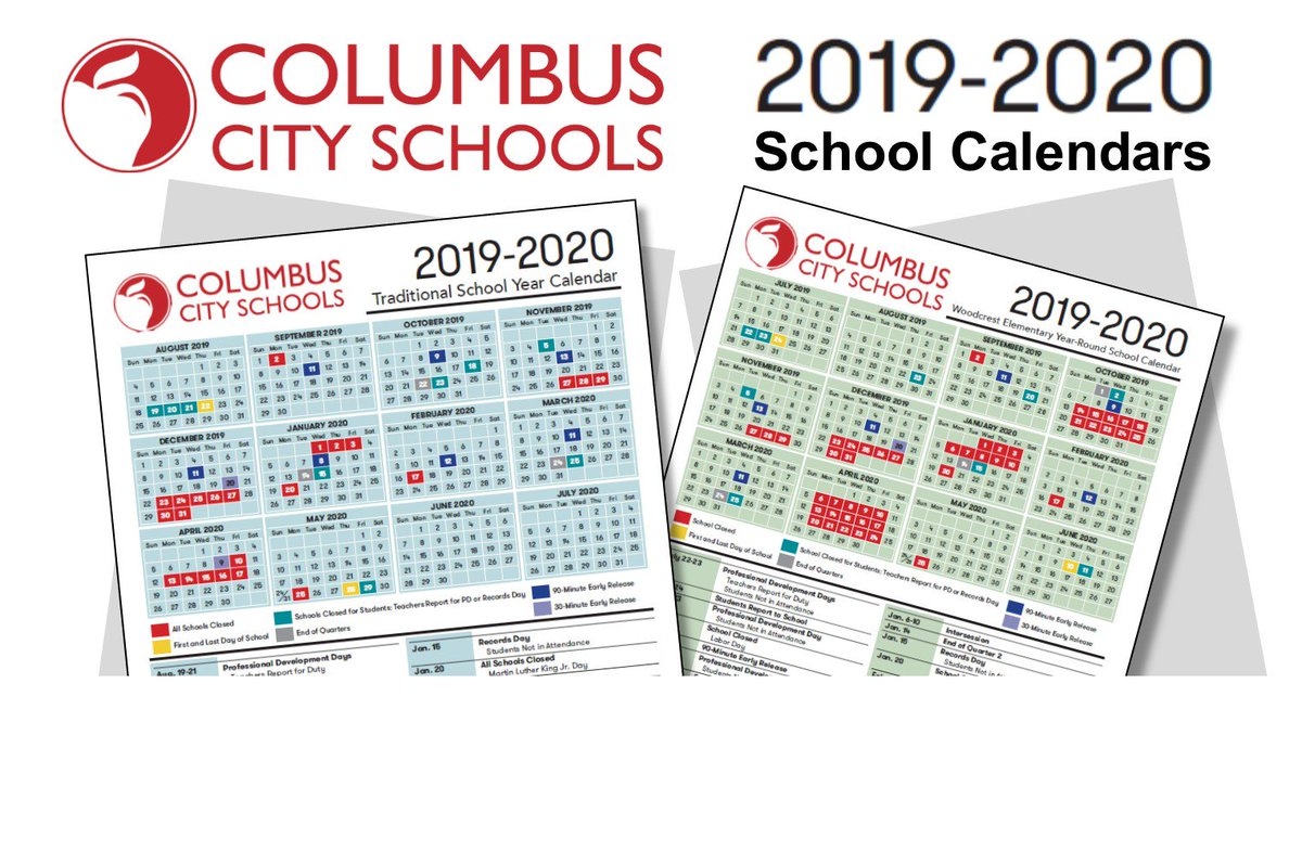 Columbus City Schools On X NEW LOOK We ve Updated The Look Of The 2019 2020 District Calendars You Can Find The Traditional And Year Round School Woodcrest Elementary Calendars On The Columbus City Schools