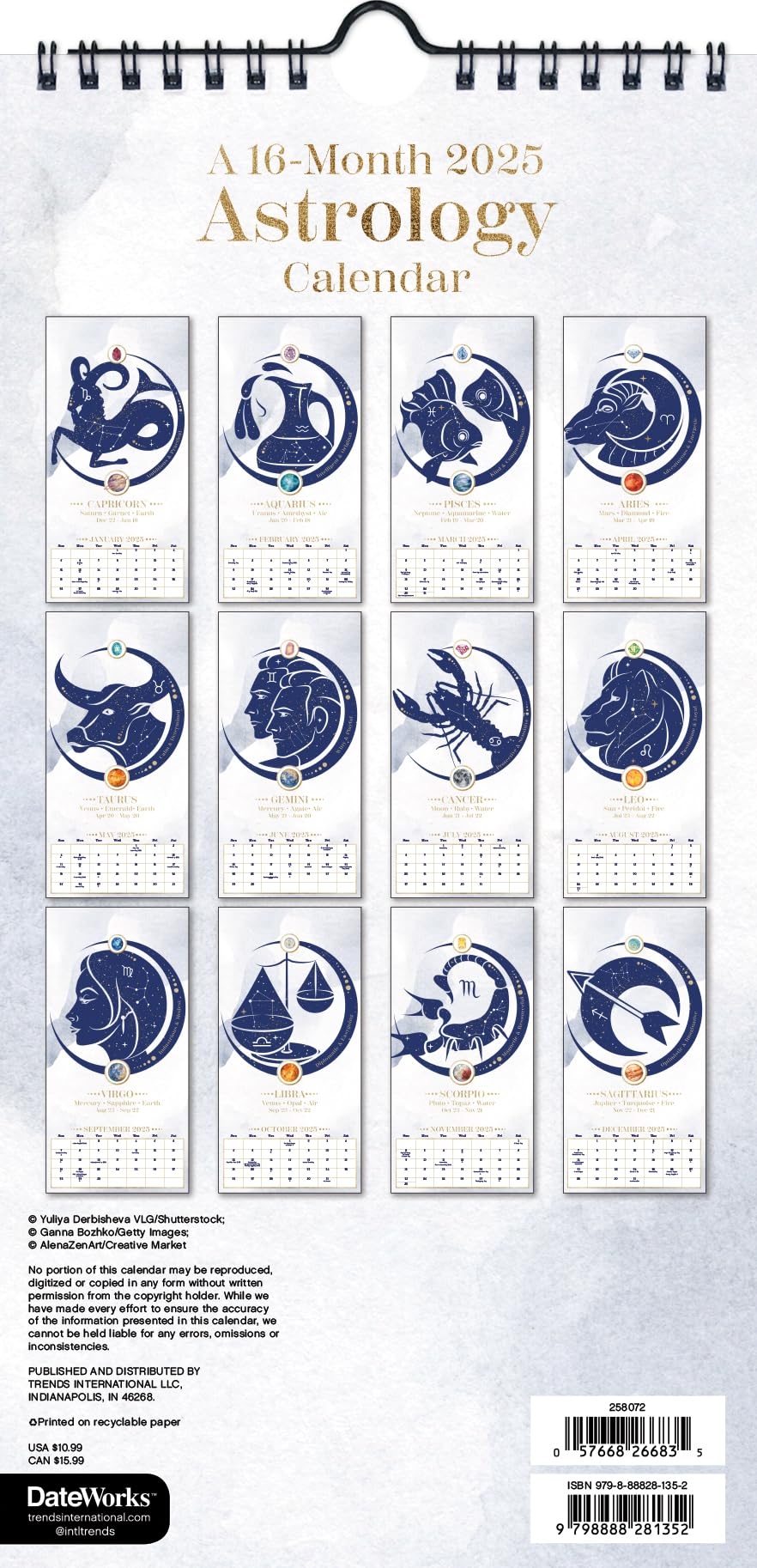 2025 zodiac calendar