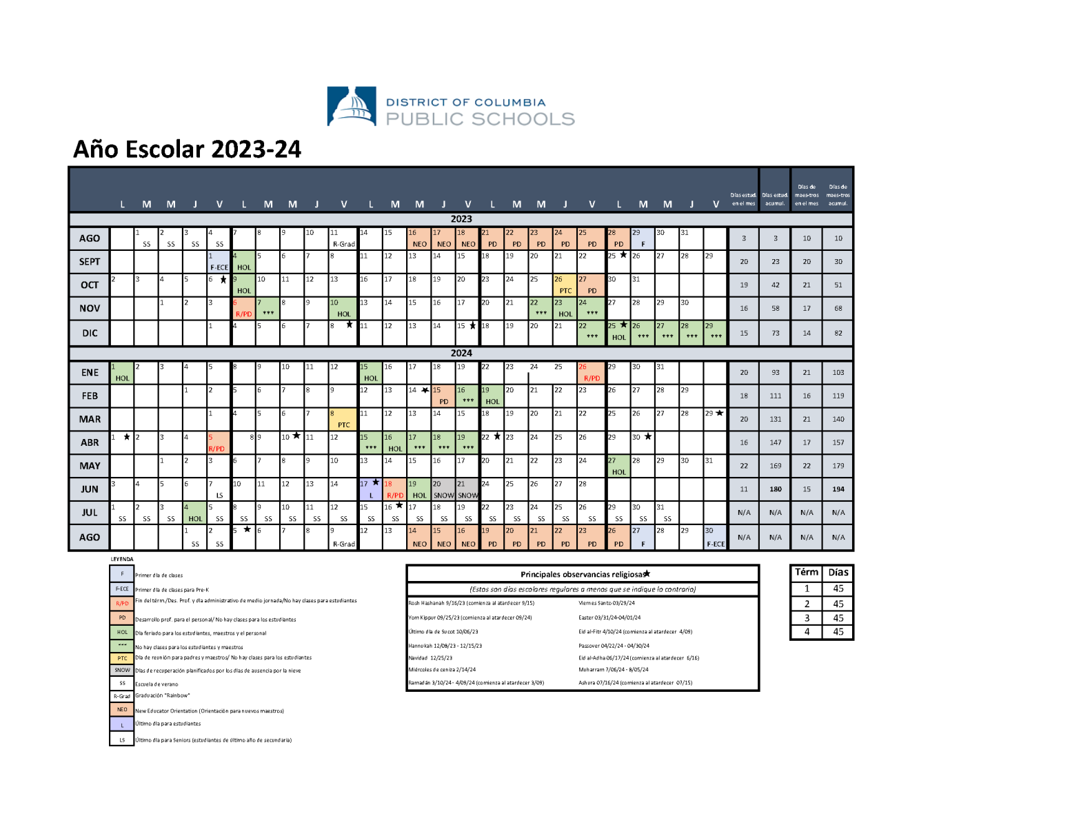 DCPS Calendar 2023 2026 Feedback PublicInput