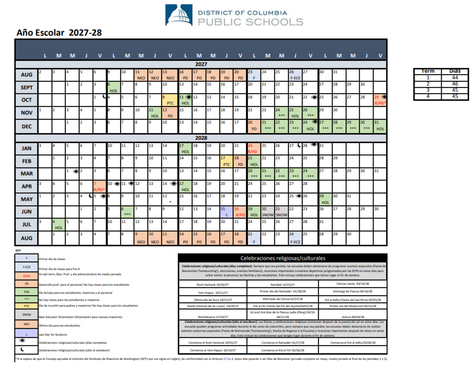 DCPS Calendar 2026 2029 Feedback PublicInput