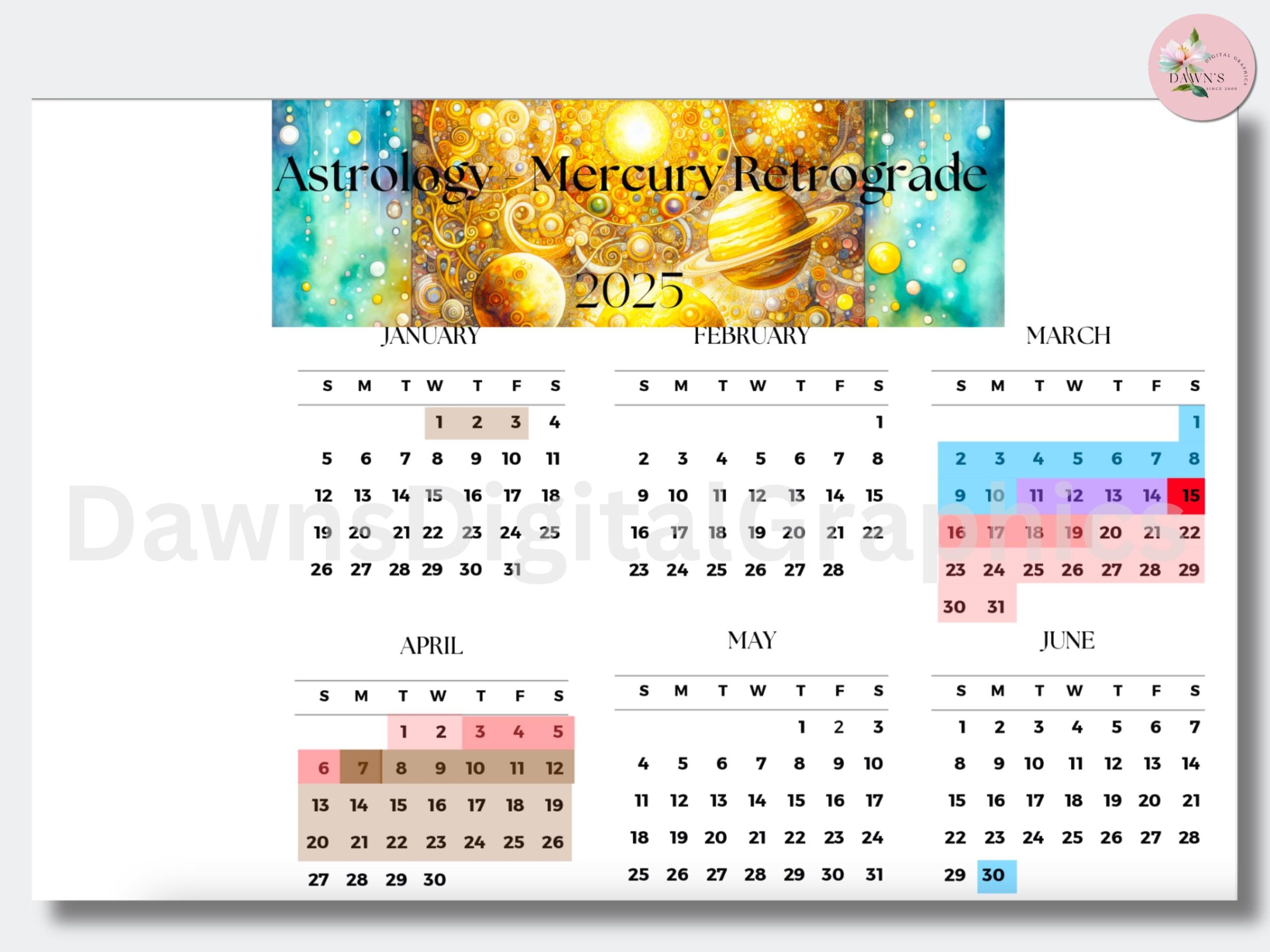 Mercury retrograde calendar 2025