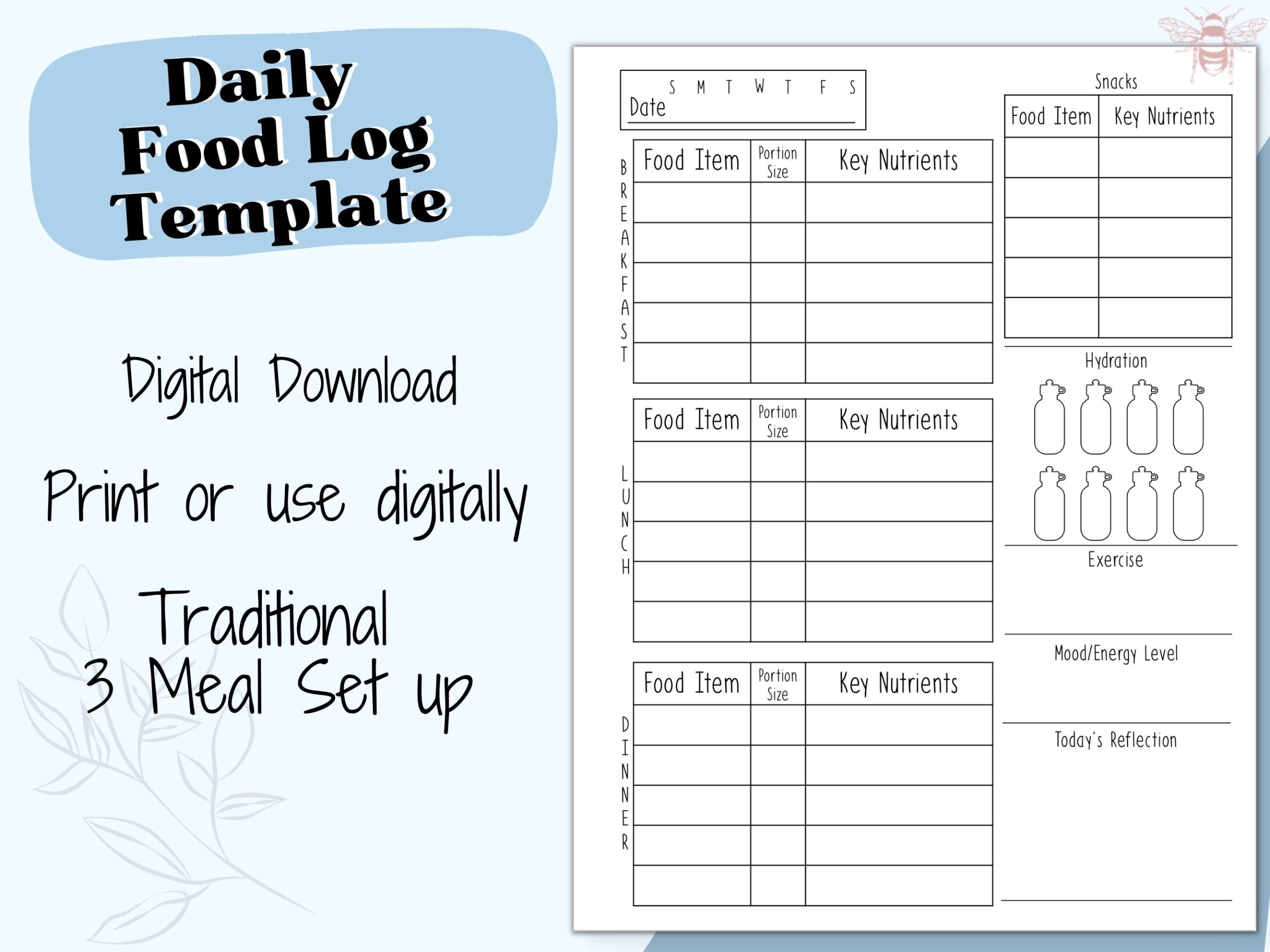 Food Tracker Template