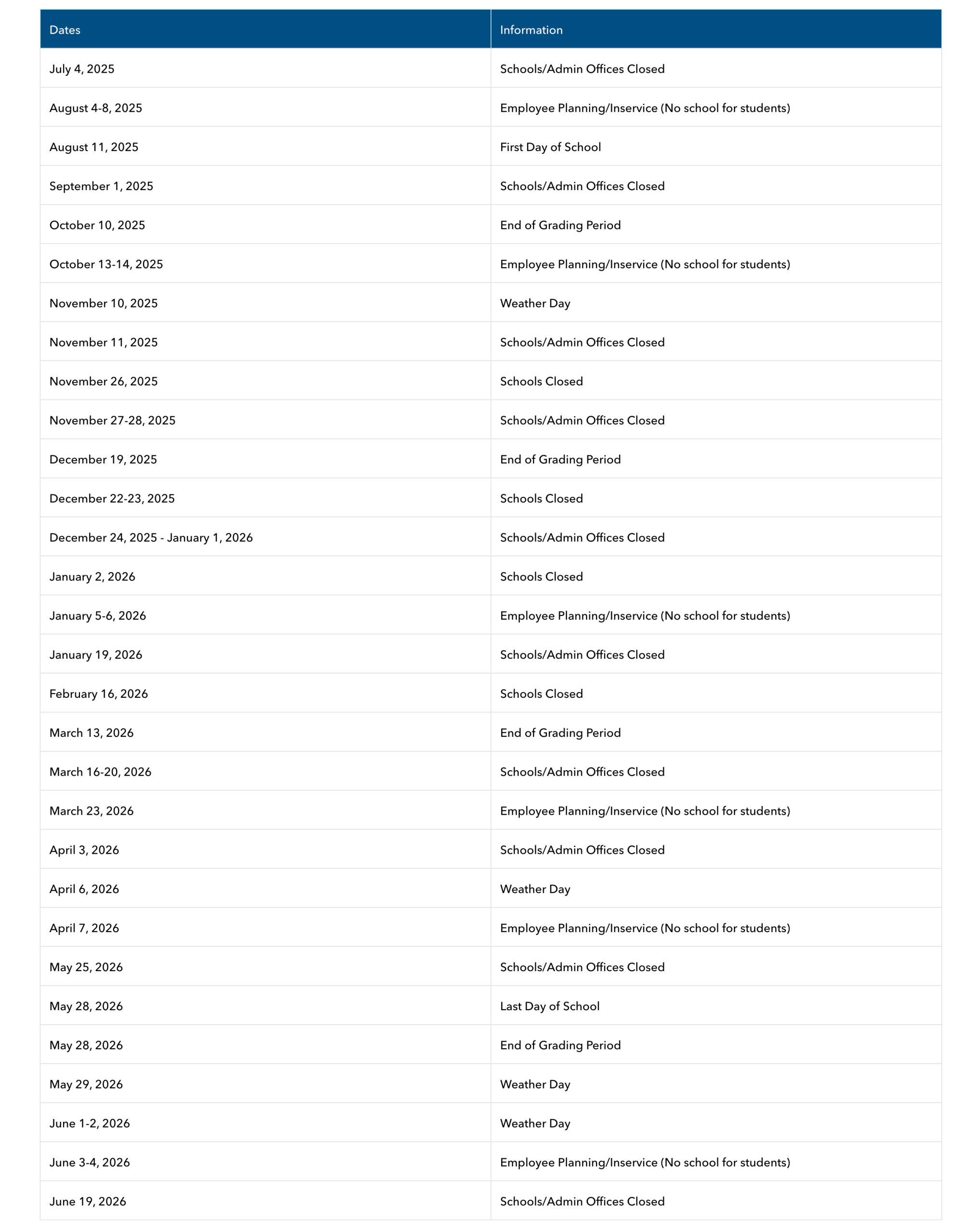 duval county schools calendar