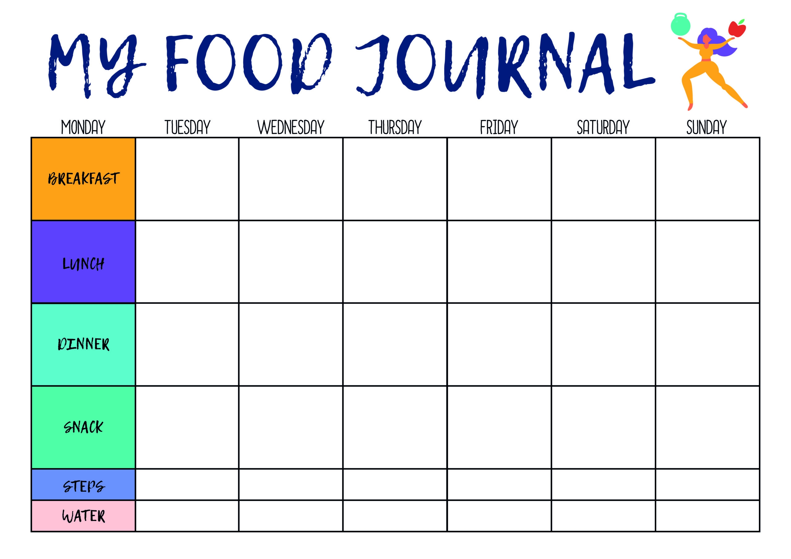 Free Printable Weekly Meal Planner PDF Templates