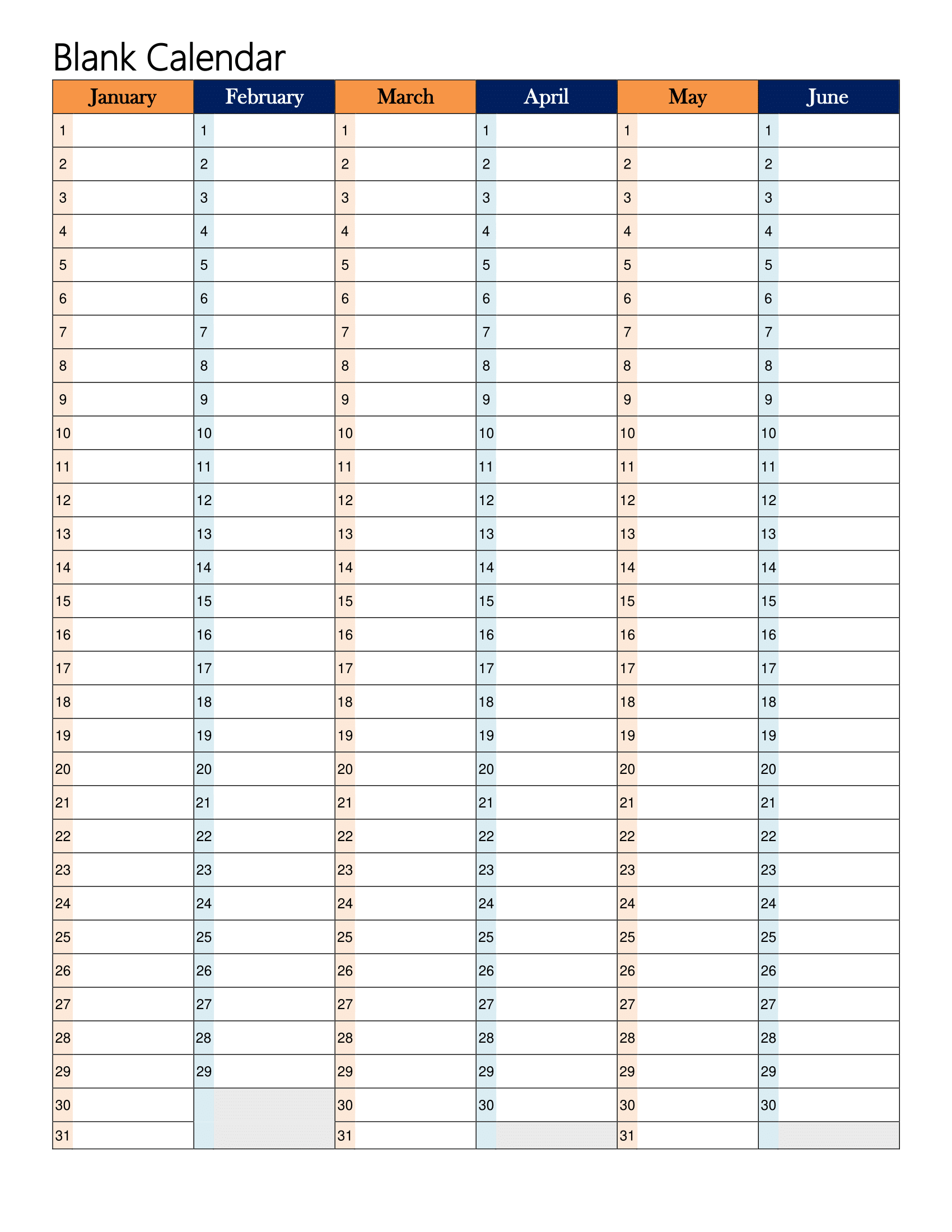 Free Printable Yearly 2025 Blank Calendar Templates PDF Printable Tree