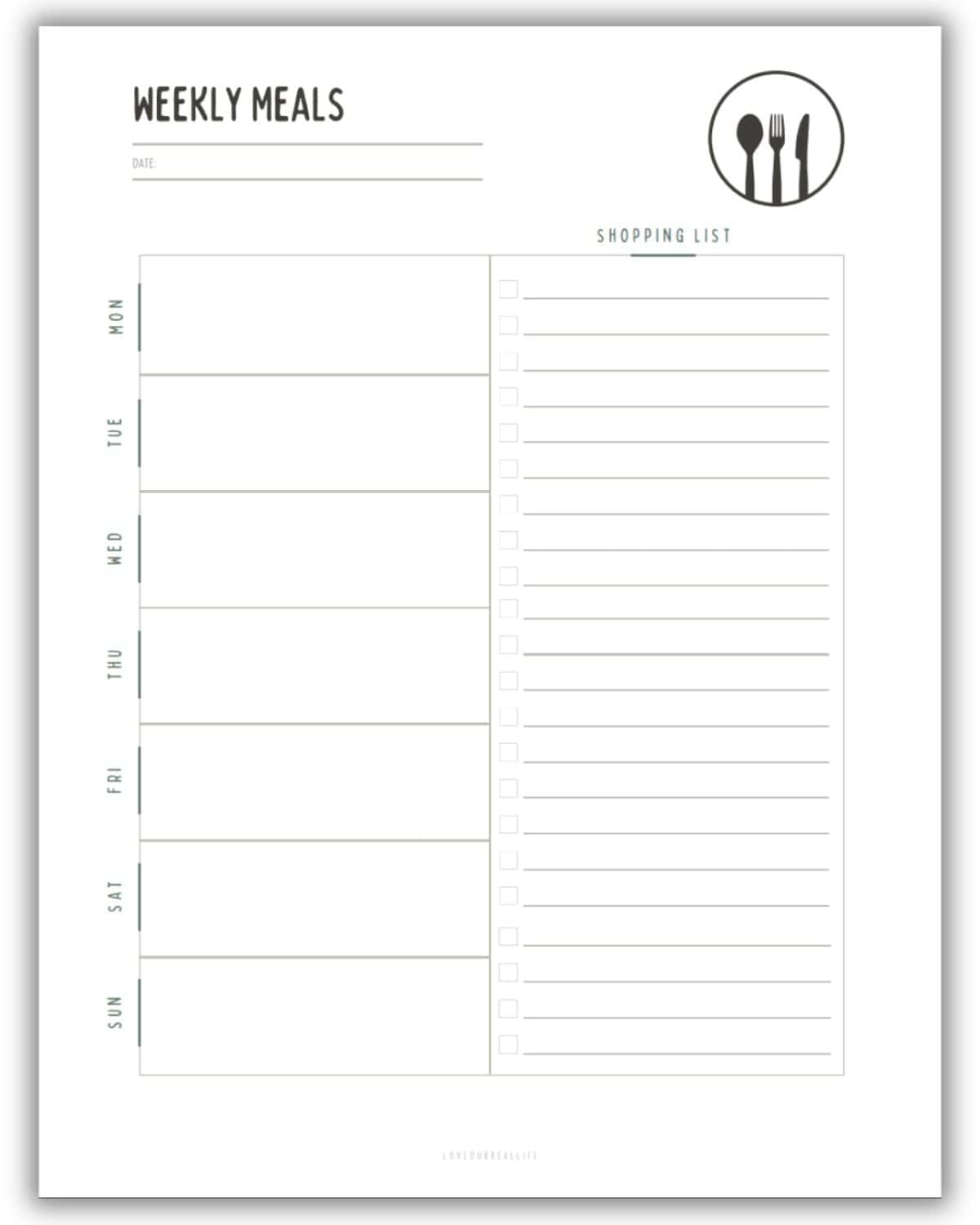 Weekly Meal Planner