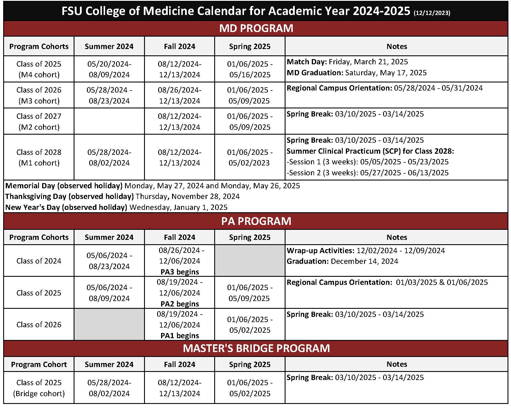 Fsu Academic Calendar Printable Alphabet Charts