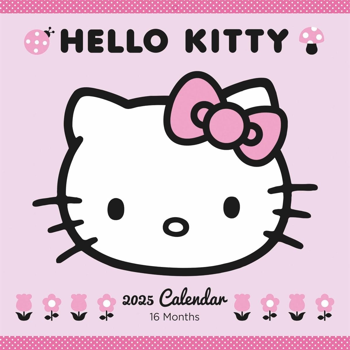 Hello Kitty 2025 Official 30x30 Square Wall Calendar Adorable Kitty Art Premium Collector s Edition 12 Month Planner Walmart