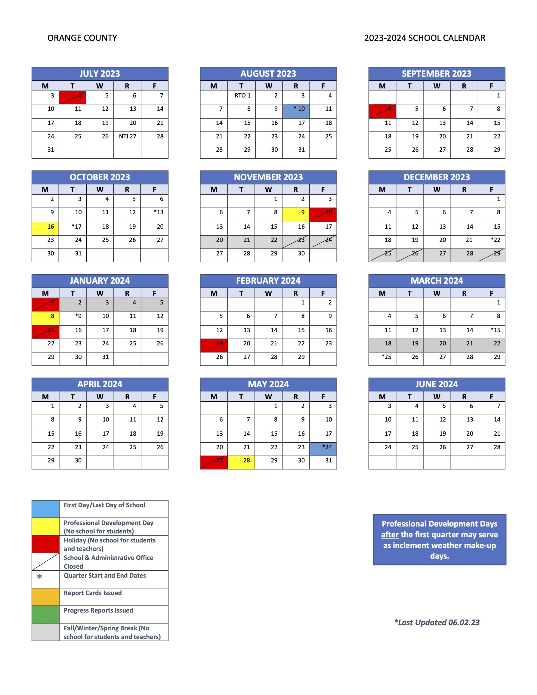 Home School Calendar Renaissance Charter School At Chickasaw Trail