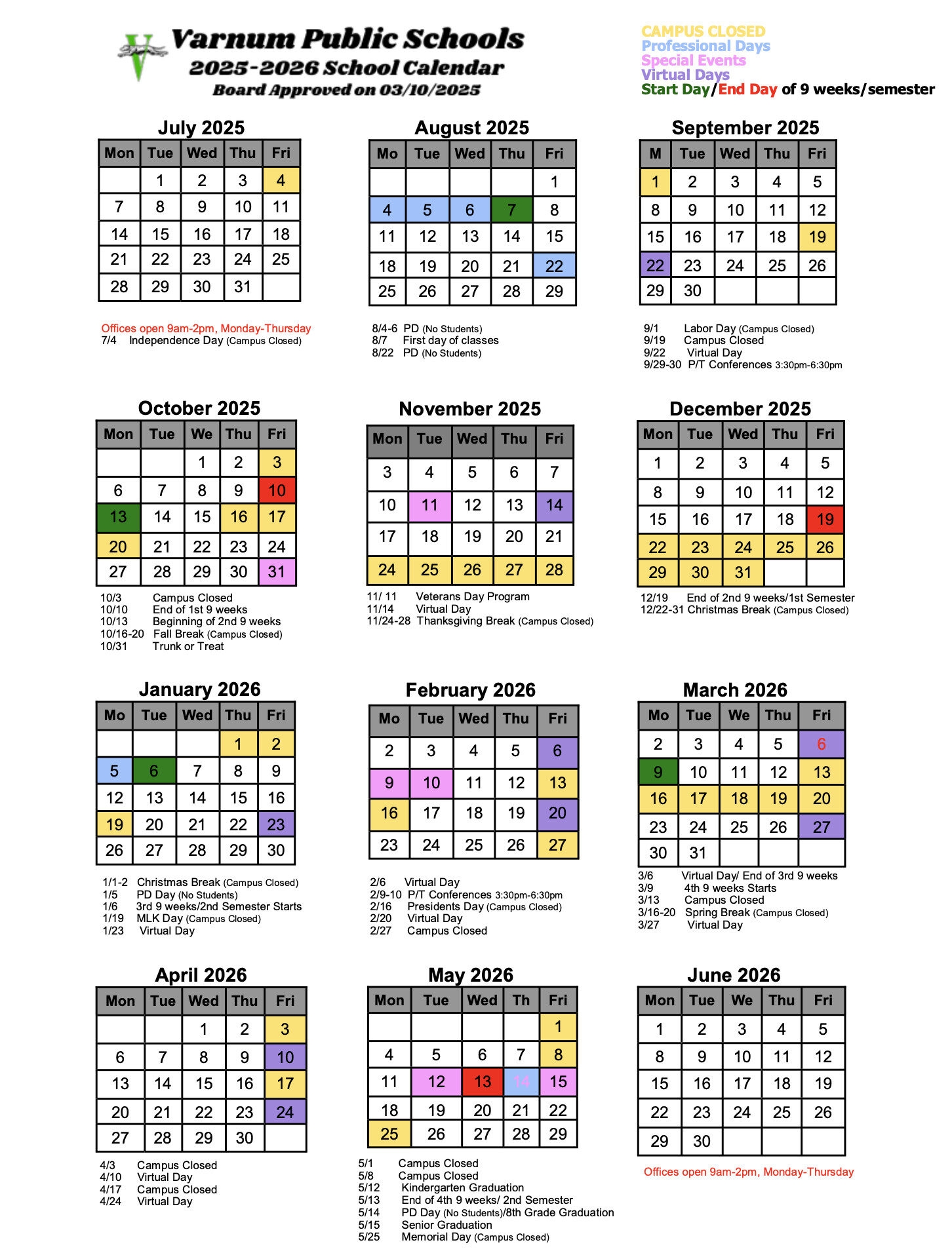 Home Varnum Public Schools Seminole County OK