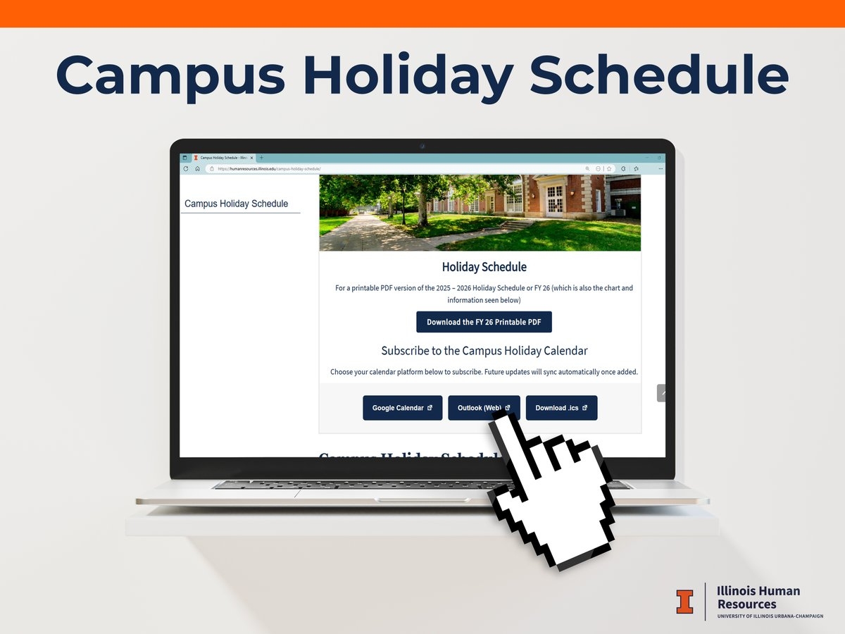 University of Illinois calendar 2025
