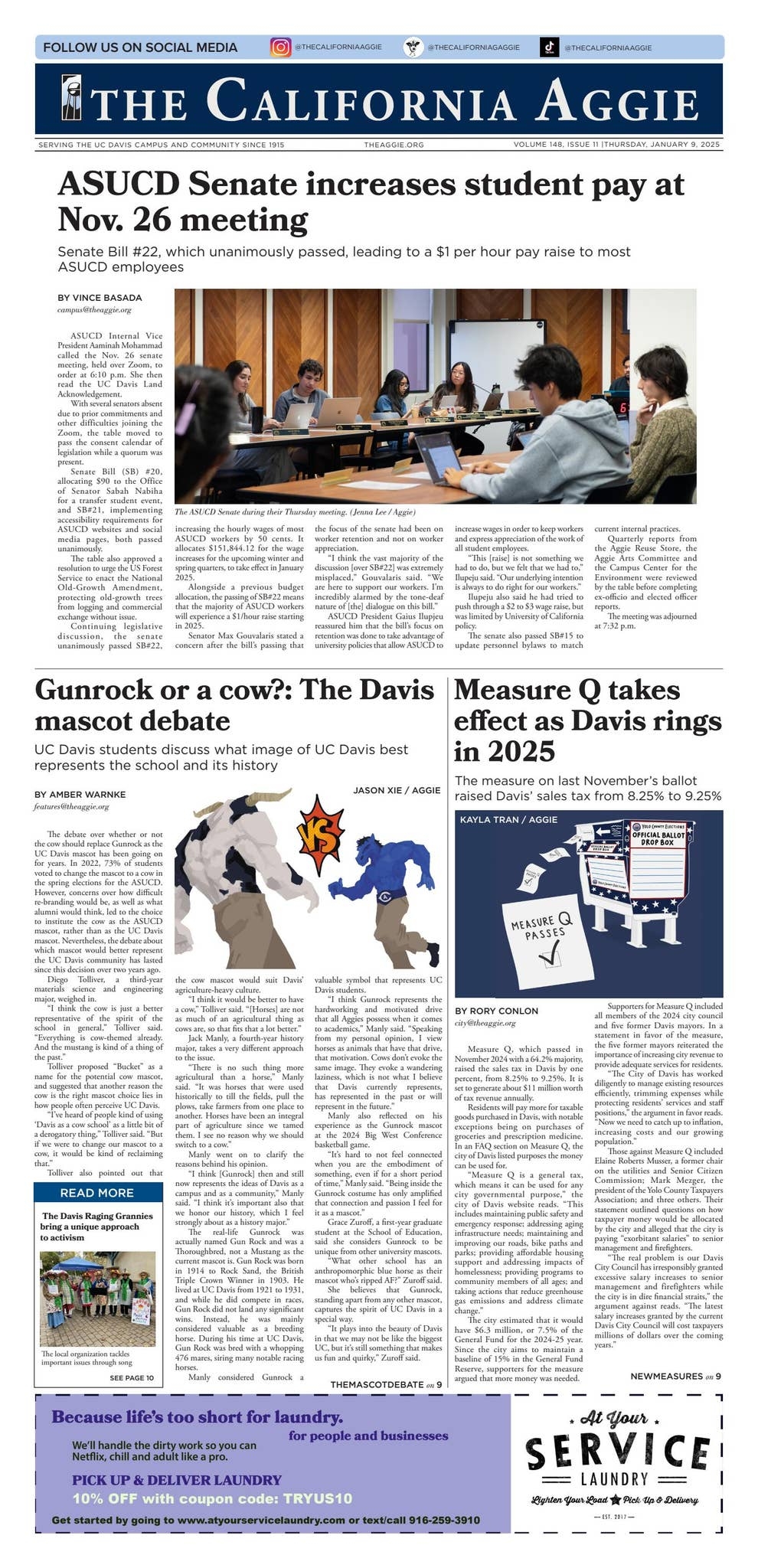 Jan 9 2025 By The California Aggie Issuu