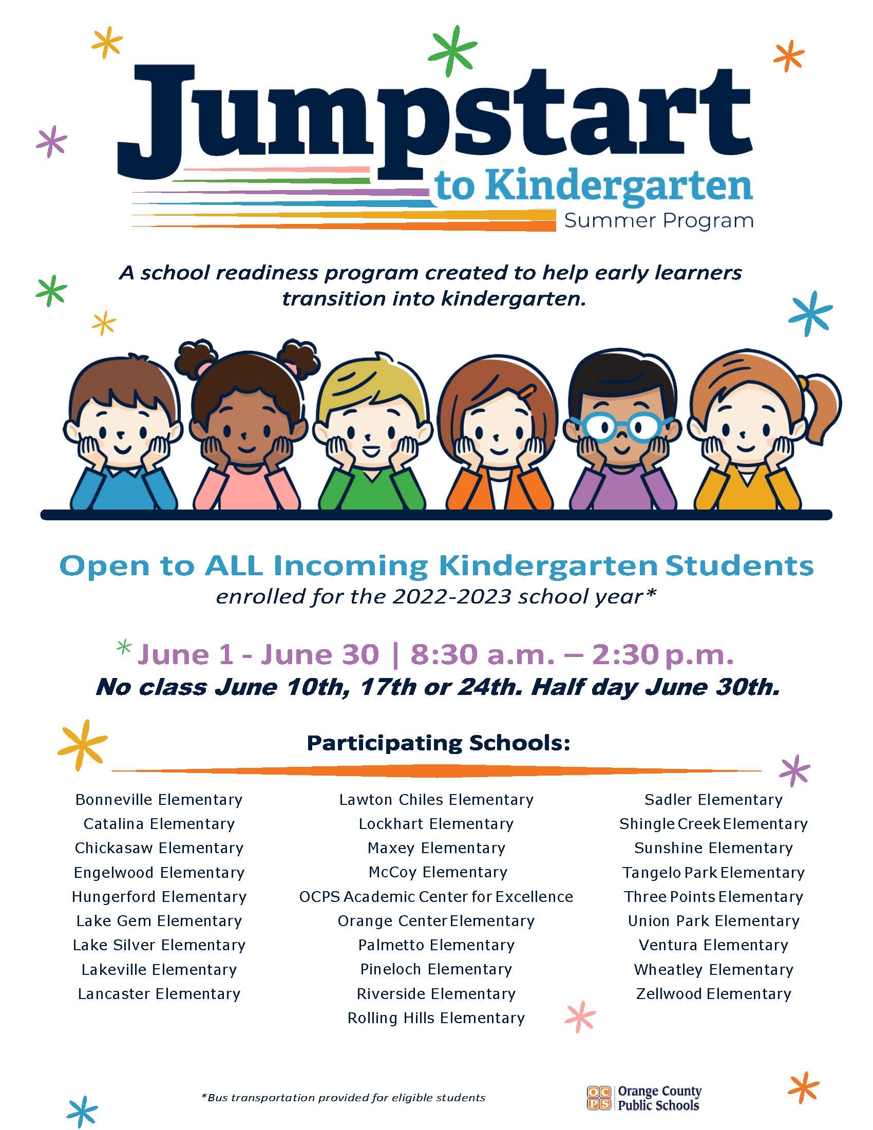 Jumpstart To Kindergarten Lancaster Es