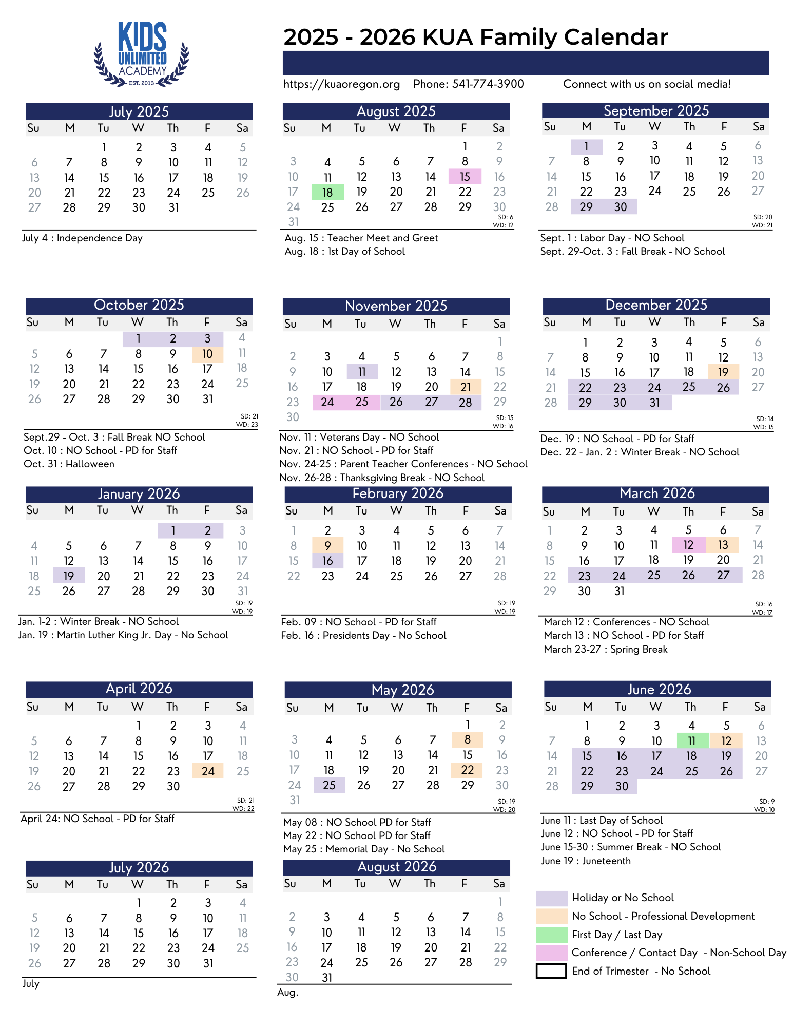 ku academic calendar 2025